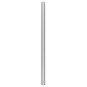 Stâlpi de gard, 2 buc., 185 cm, aluminiu - Img 4