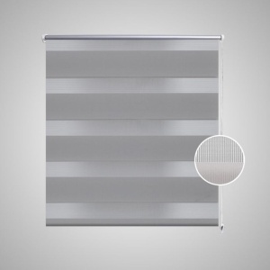 Stor Zebra 80 x 175 cm Gri - Img 3