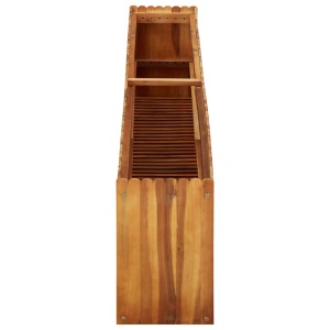 Strat inălțat de grădină, 200x30x50 cm, lemn masiv de acacia - Img 3
