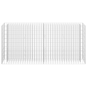 Strat inălțat gabion, 180 x 30 x 90 cm, oțel galvanizat - Img 4