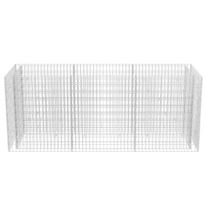 Strat inălțat gabion, 270 x 90 x 100 cm, oțel - Img 4