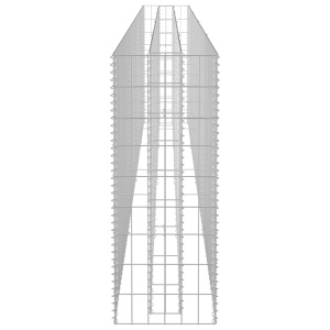 Strat inălțat gabion, 360 x 30 x 90 cm, oțel galvanizat - Img 7