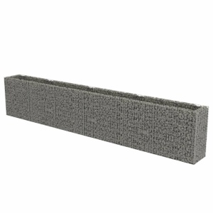 Strat inălțat gabion, 540 x 50 x 100 cm, oțel galvanizat - Img 4