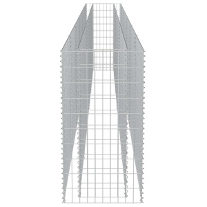 Strat inălțat gabion, 540 x 50 x 100 cm, oțel galvanizat - Img 8