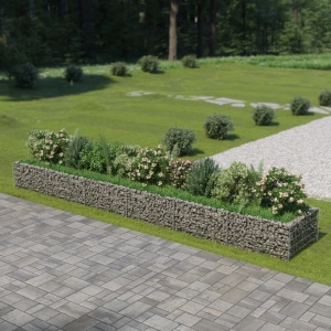Strat inălțat gabion, 540 x 90 x 50 cm, oțel galvanizat