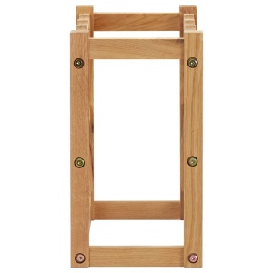 Suport 12 sticle de vin, 47 x 21 x 36, lemn masiv de stejar - Img 3