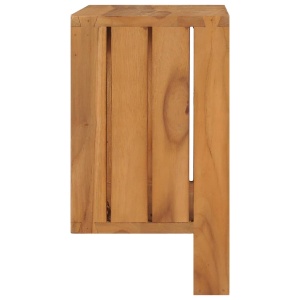 Suport prosoape de perete, 35 x 20 x 35 cm, lemn masiv de tec - Img 3
