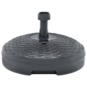 Suport umbrelă, antracit, 20 L, plastic, umplere cu nisip/apă - Img 2