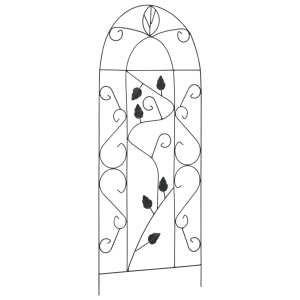 Suporturi plante cățărătoare, 3 buc., negru, 40 x 100 cm, fier - Img 3