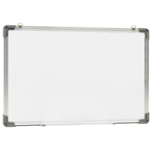Tablă magnetică albă cu ștergere uscată 50x35 cm oțel - Img 3