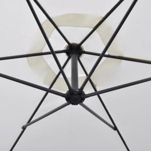 Umbrelă de soare 3 m, Alb Nisip - Img 2