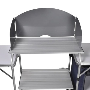 Unitatea bucătărie pentru camping cu apărătoare vânt din aluminiu - Img 4