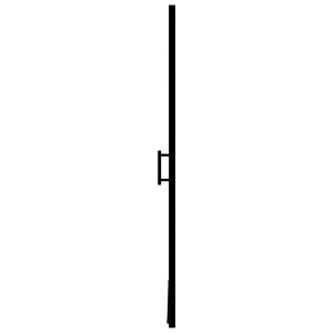 Ușă de duș, negru, 100 x 178 cm, sticlă mată securizată - Img 4
