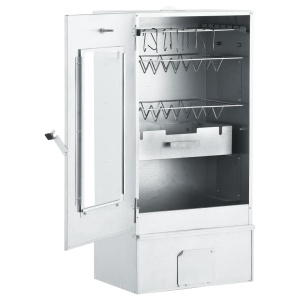 Afumătoare cuptor grătar cu 1 kg peleți lemn, 44,5x29x83 cm - Img 3