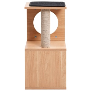 Ansamblu pentru pisici, covoraș din funie de sisal, 60 cm - Img 4