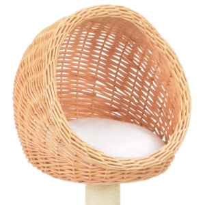 Ansamblu pentru pisici cu stâlp funie sisal, natural, salcie - Img 4