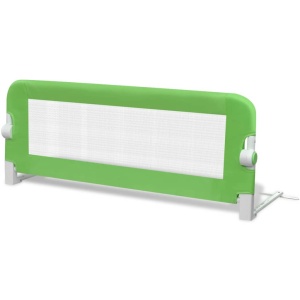 Balustradă de pat protecție copii, 2 buc., verde, 102 x 42 cm - Img 3