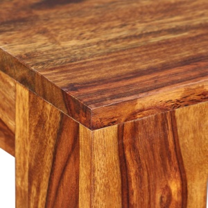Bancă din lemn masiv de sheesham 110x35x45 cm - Img 10