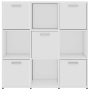 Bibliotecă, alb, 90 x 30 x 90 cm, PAL - Img 5