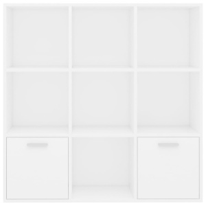 Bibliotecă, alb, 98 x 30 x 98 cm, PAL - Img 6