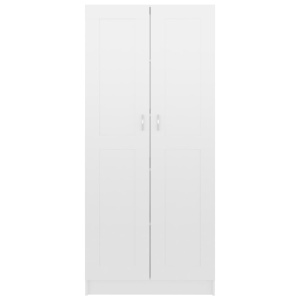 Bibliotecă, alb extralucios, 82,5 x 30,5 x 185,5 cm, PAL - Img 5