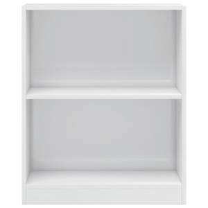 Bibliotecă, alb lucios, 60 x 24 x 74,5 cm, PAL - Img 4