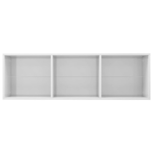 Bibliotecă/Comodă TV, alb lucios, 36 x 30 x 114 cm, PAL - Img 12