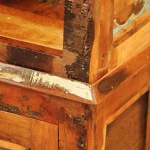 Bibliotecă din lemn reciclat vintage - Img 2