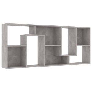 Bibliotecă, gri beton, 67x24x161 cm, PAL - Img 5