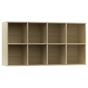 Bibliotecă/Servantă, stejar Sonoma, 66 x 30 x 130 cm, PAL - Img 7