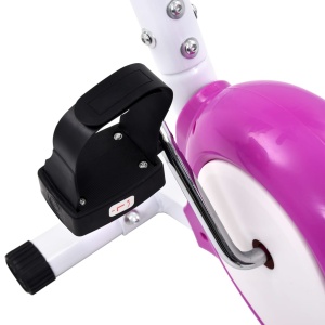 Bicicletă fitness cu curea de rezistență, mov - Img 10