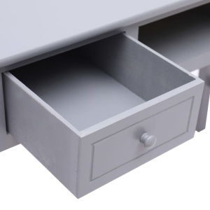 Birou de scris, gri, 110 x 45 x 76 cm, lemn - Img 8