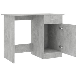 Birou, gri beton, 100 x 50 x 76 cm, PAL - Img 5