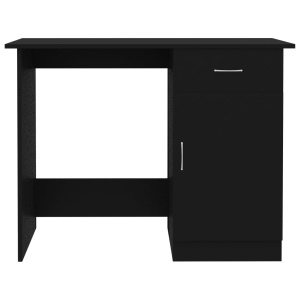 Birou, negru, 100 x 50 x 76 cm, PAL - Img 6