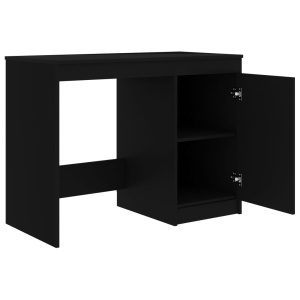 Birou, negru, 140 x 50 x 76 cm, PAL - Img 5