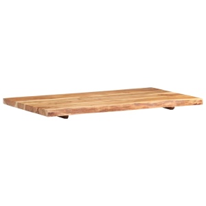 Blat lavoar de baie, 100 x 55 x 3,8 cm, lemn masiv de acacia - Img 6