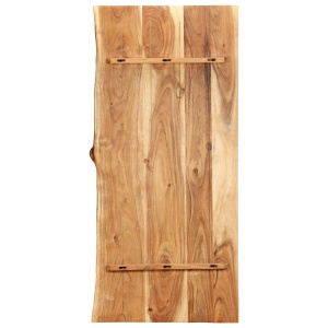 Blat lavoar de baie, 120 x 55 x 3,8 cm, lemn masiv de acacia - Img 2