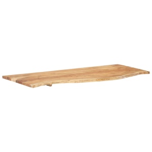Blat lavoar de baie, 140 x 55 x 2,5 cm, lemn masiv de acacia - Img 7