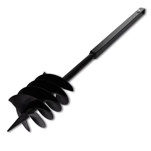 Burghiu manual găuri in pământ 180 mm cu tub prelungitor 13 m - Img 4