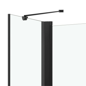 Cabină de duș dublu-pliabilă, 120 x 68 x 130 cm, negru - Img 7