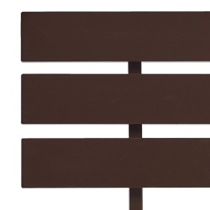 Cadru de pat, maro inchis, 120 x 200 cm, lemn masiv de pin - Img 7