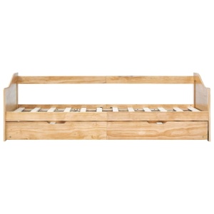 Cadru pat canapea, extensibil, 90 x 200 cm, lemn de pin - Img 4