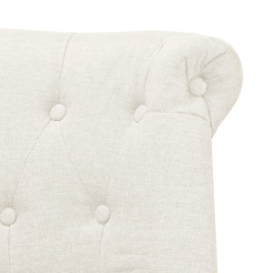 Canapea din material textil, 94 x 67 x 76 cm, alb - Img 4