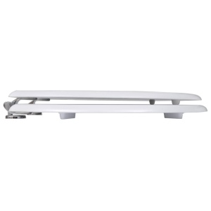 Capac WC, alb, MDF, model simplu - Img 4