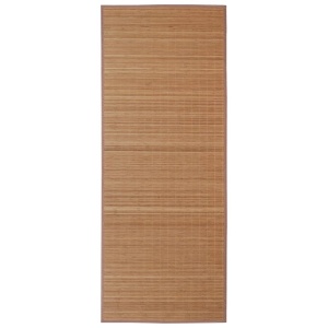Carpetă dreptunghiulară din bambus 150 x 200 cm, maro - Img 2