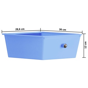 Cărucior depozitare mobil cu 15 sertare XXL multicolor plastic - Img 9