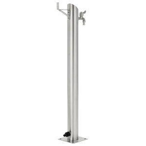 Coloană de apă de grădină, 95 cm, oțel inoxidabil, rotund - Img 3