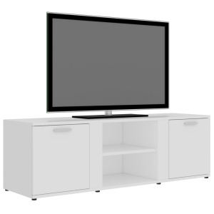 Comodă TV, alb, 120 x 34 x 37 cm, PAL - Img 3
