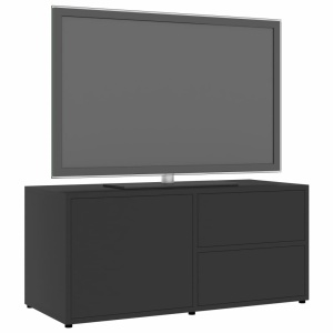 Comodă TV, gri, 80 x 34 x 36 cm, PAL - Img 4