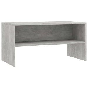Comodă TV, gri beton, 80x40x40 cm, PAL - Img 2